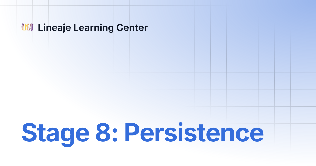 Stage 8: Persistence | Lineaje AI Kill Chain | Lineaje Learning Center
